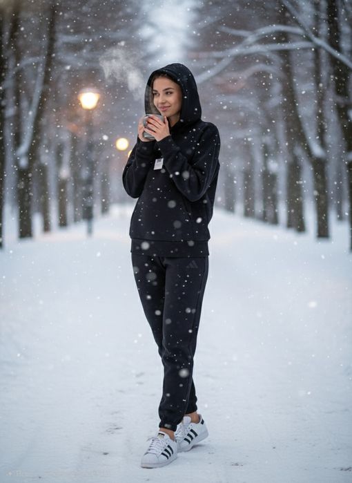 США! Теплі жіночі спортивні костюми Adidas ALL SZN Оригінал! Фліс S-XL