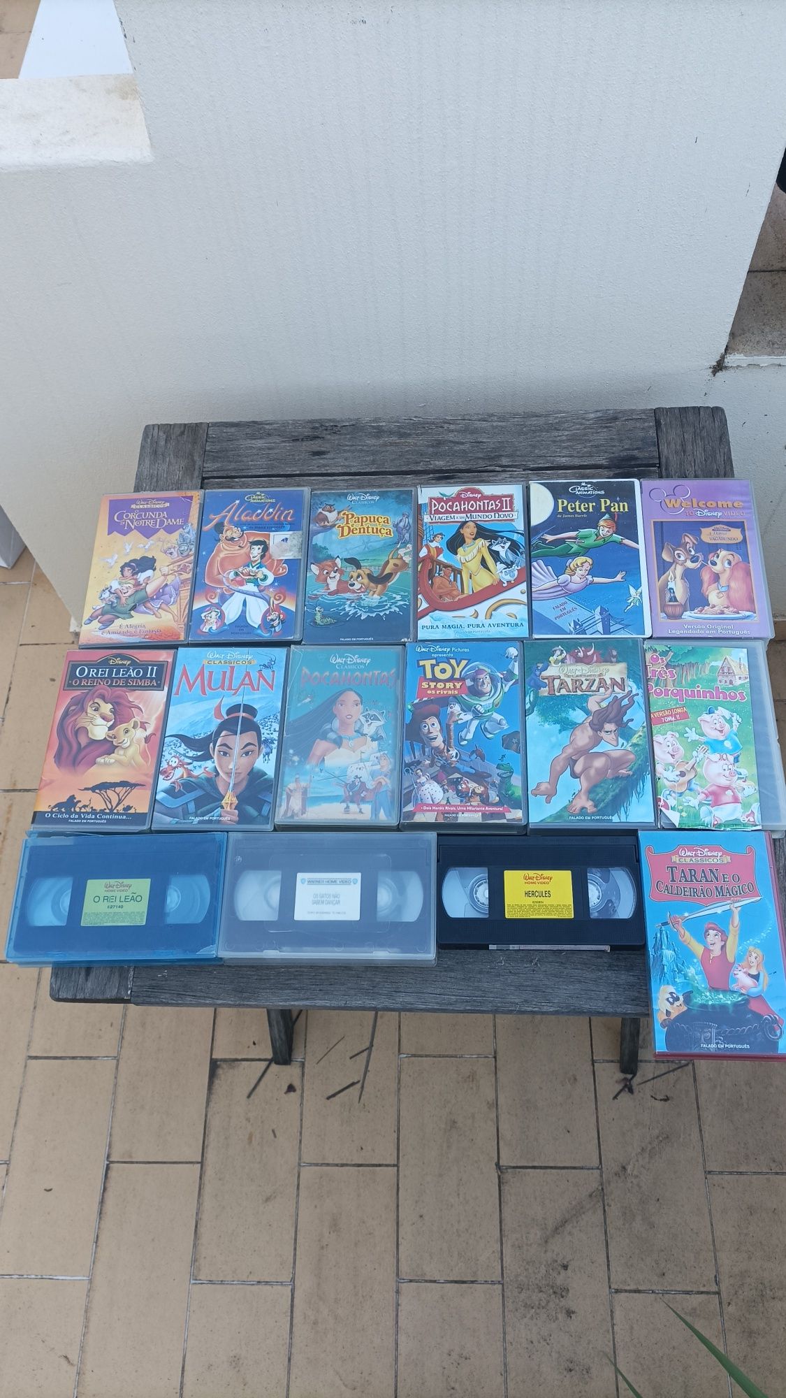 Lote de 16 cassetes VHS