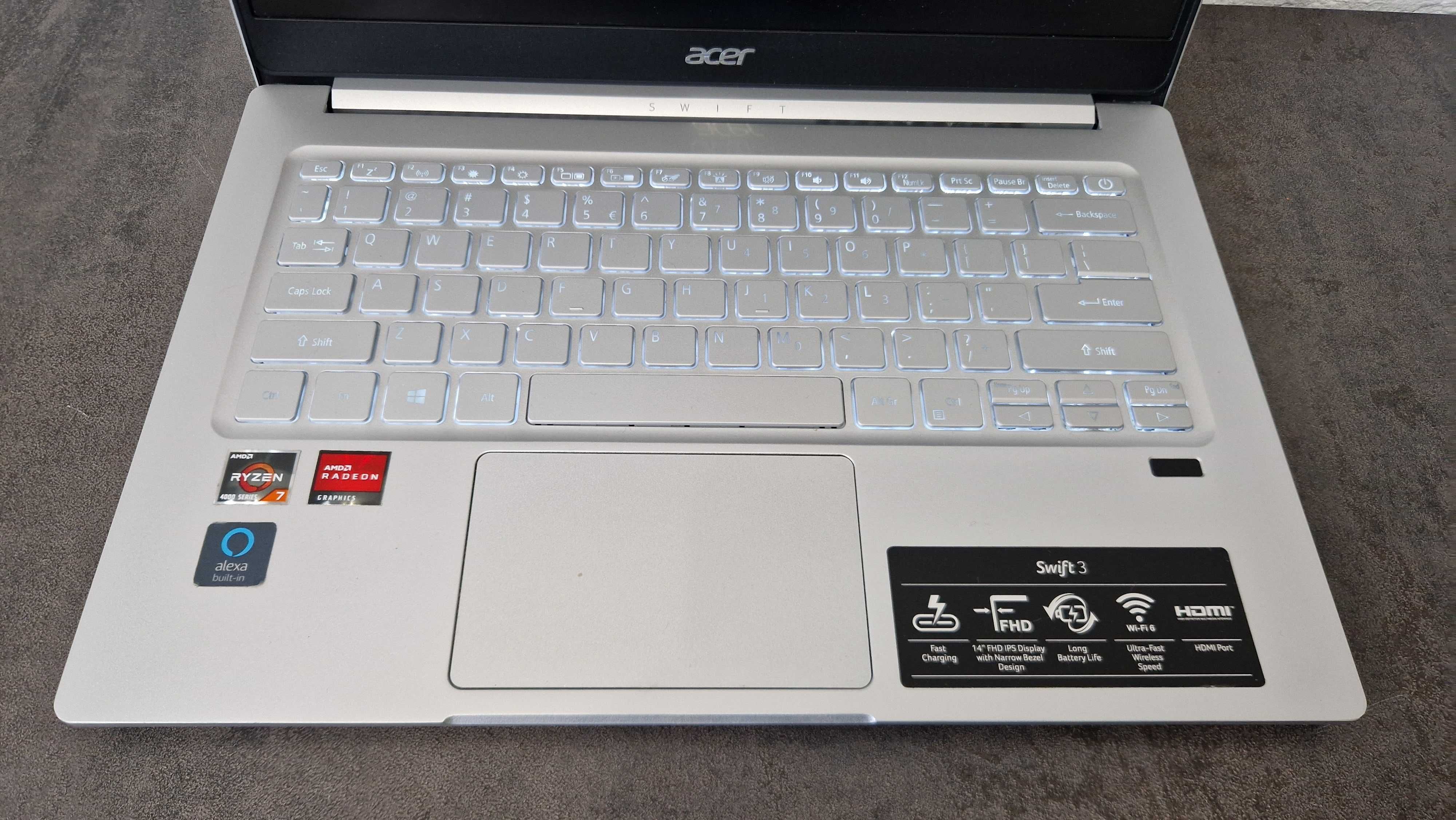 Ноутбук Acer Swift 3 /AMD Ryzen 7 4700U/8/512