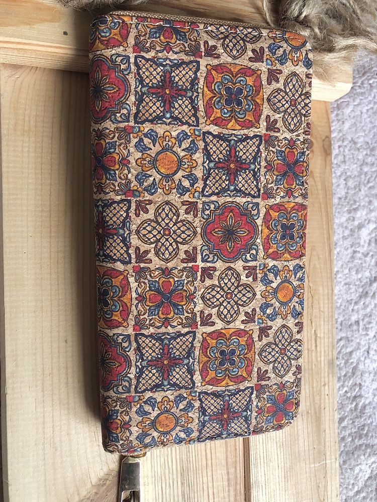 Portfel Boho/Etno, Mozaika/Ornament, kolorowy/duży