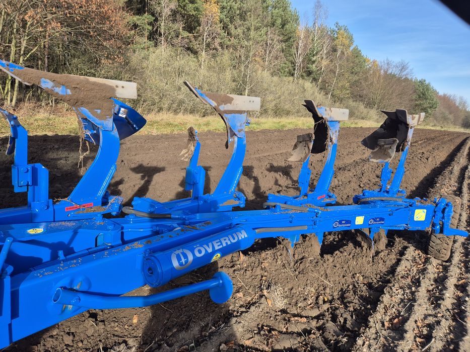 Pług 4 skibowy Obrotowy Overum Na Hydraulice!! Okazja!! Pięknie orze!!
