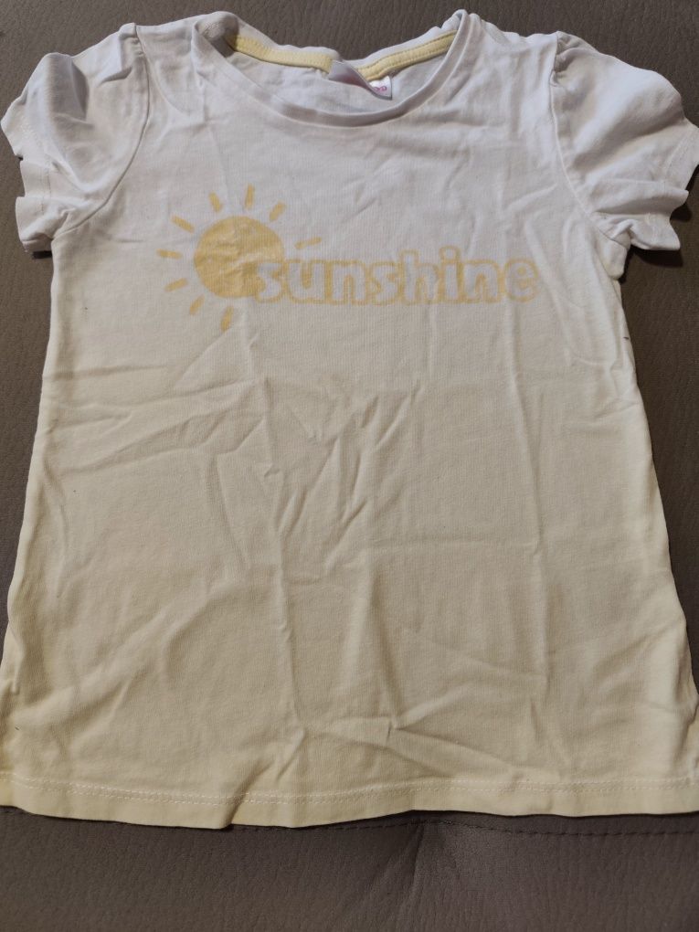 Koszulka dziewczęca 98 t-shirt dziewczęcy słońce 98