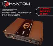 2 kanałowy wzmacniacz 300W AD 275 PHANTOM