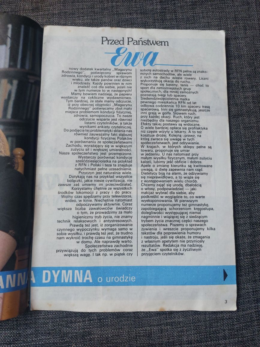 Ewa - Magazyn Zdrowia i Urody - 1989 (?) - PRL