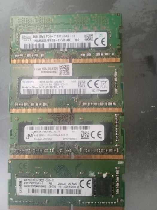 Memorias para Portatil DDR4