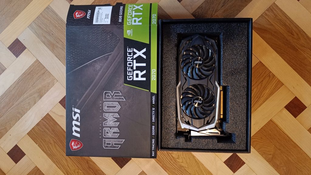 Karta graficzna MSI GeForce RTX 2070 ARMOR 8 GB