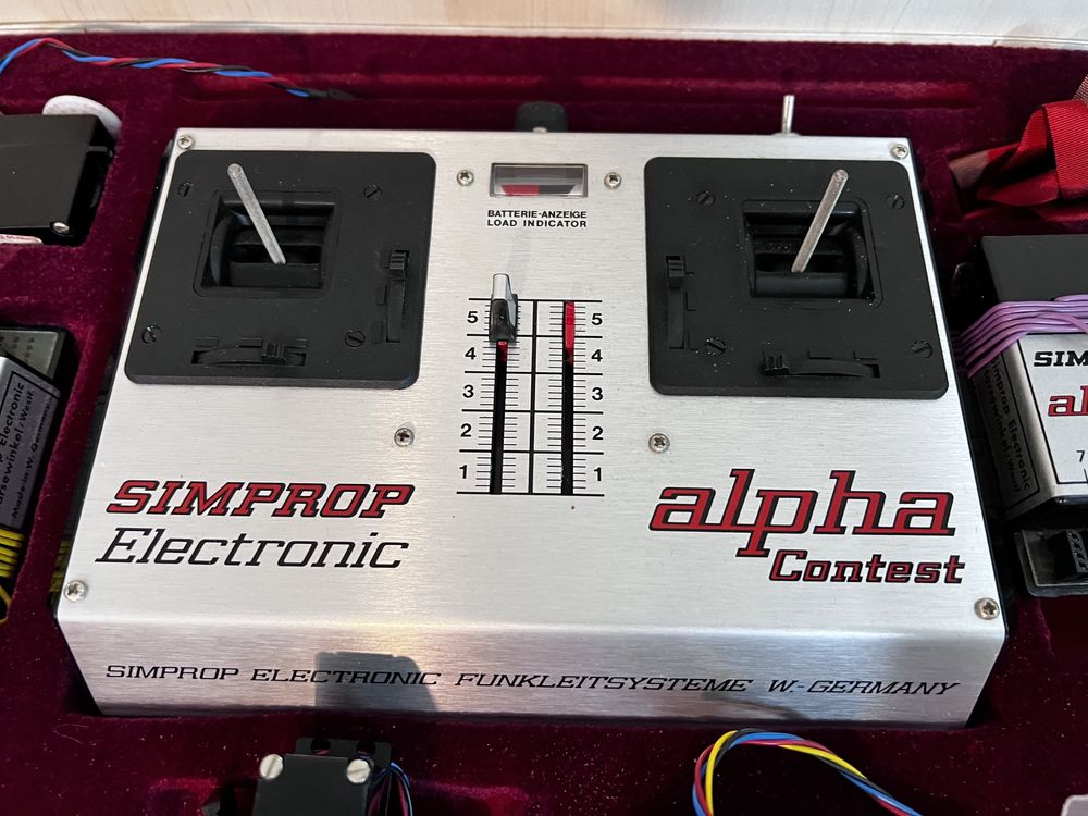 Comando RC Alpha Contest 7 Simprop Electronic