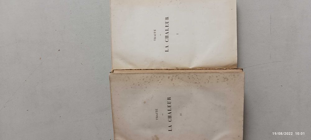 Livros Pa-3 - E.Péglet - Traité de La Chaleur (ler descrição)