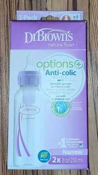 2szt butelki Dr Browns Options Anti-colic 250ml 0m+