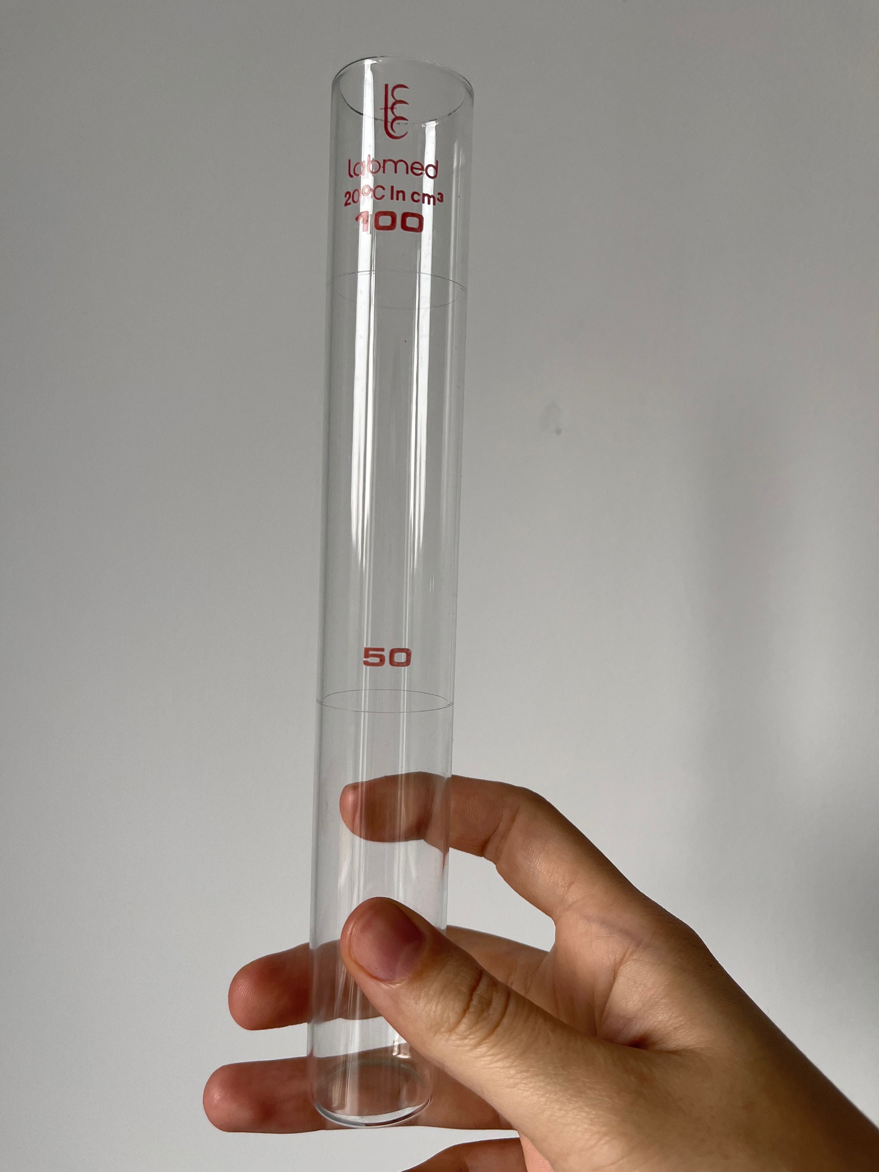 cylinder Nesslera z wylewem 100ml - 10 sztuk - szkło laboratoryjne