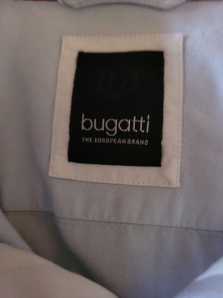 Koszula męska Bugatti z łatami