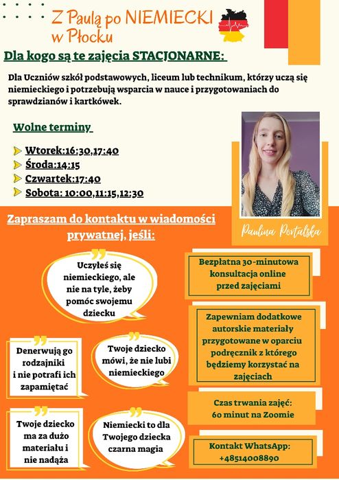 Z Paulą po NIEMIECKI w Płocku