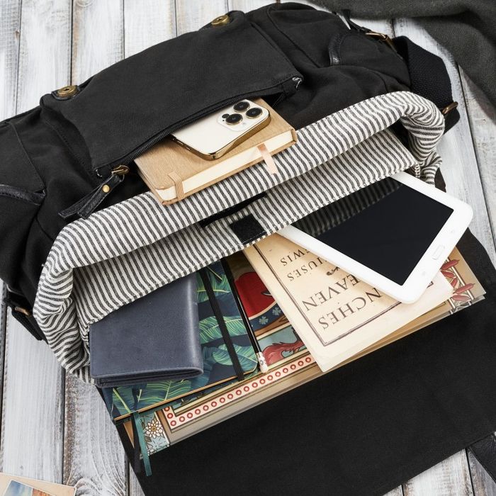 torba męska na laptopa czarna a4 na ramię do ręki paolo peruzzi