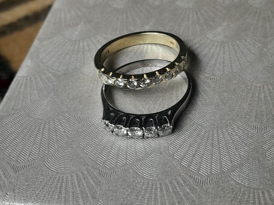 Pierścionek super cena Brylanty 0.44ct Złoto 585 WYCENA