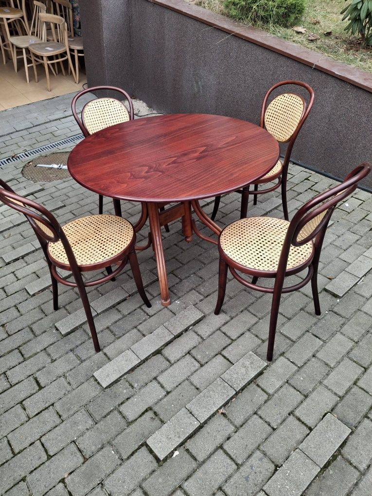 Stół okrągły prl