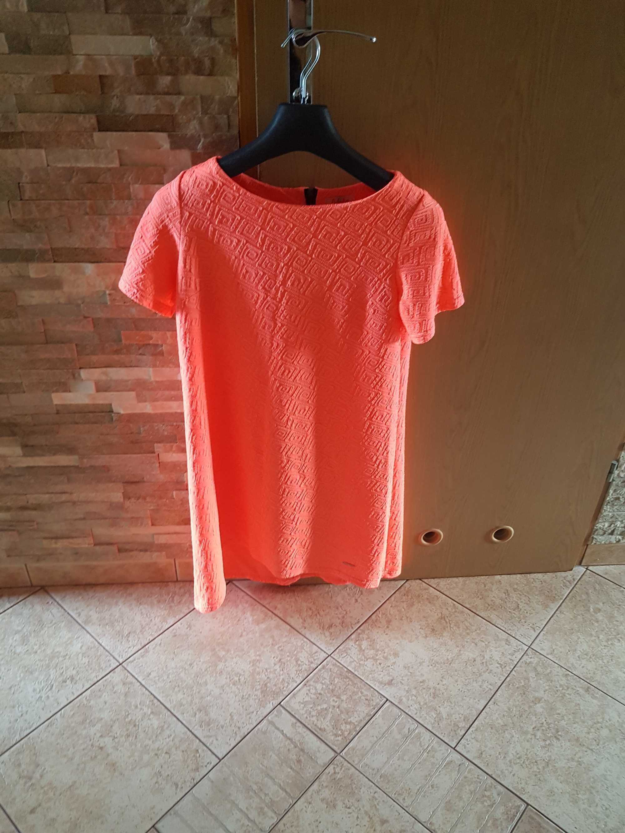 Sliczna sukienka orange r 40 firmowa