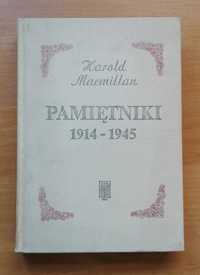 Harold Macmillan Pamiętniki 1914' - Książka 1945 Historia Powieść Pax