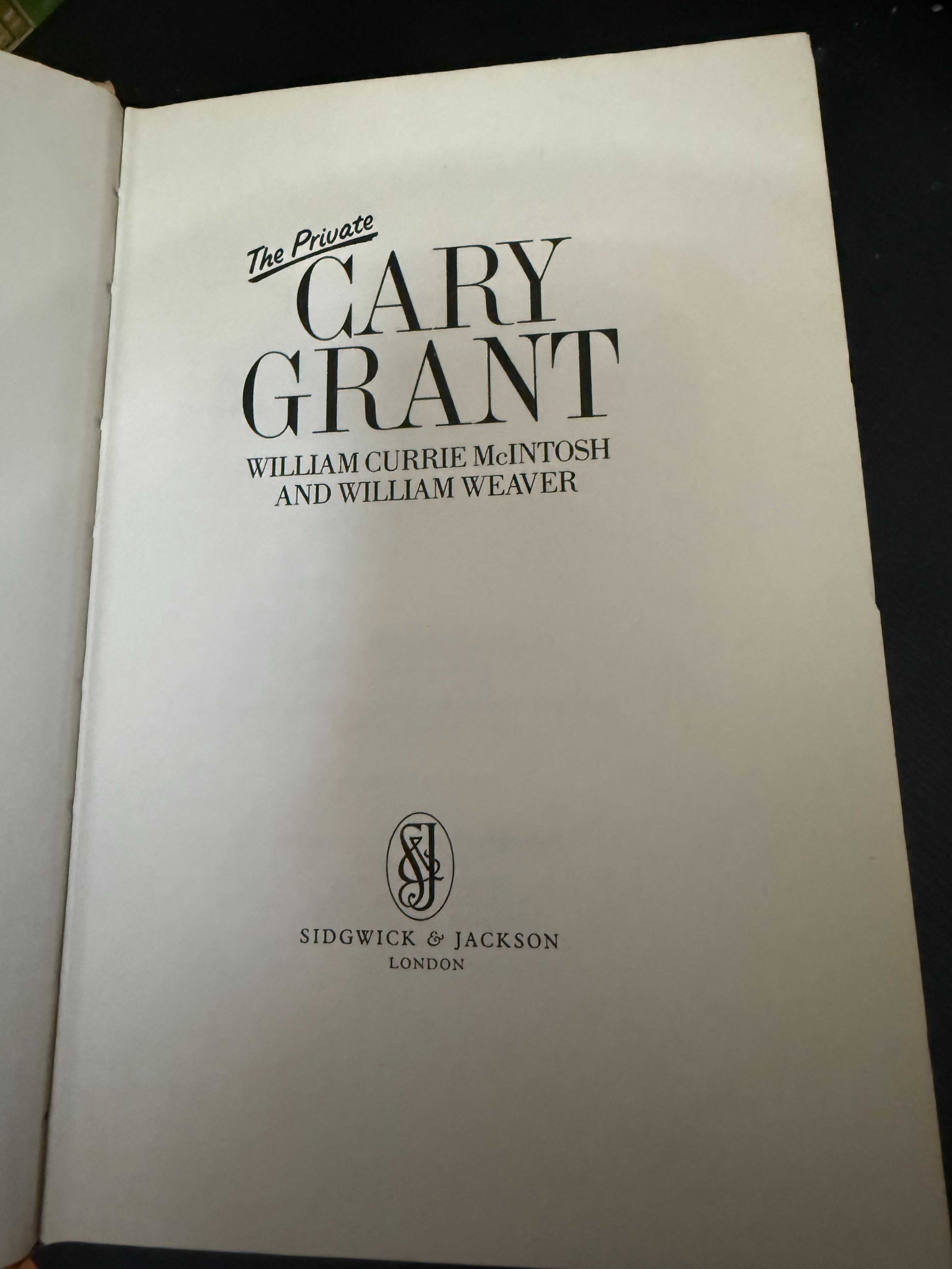 William Currie McIntosh & William Weaver – The Private Cary Grant