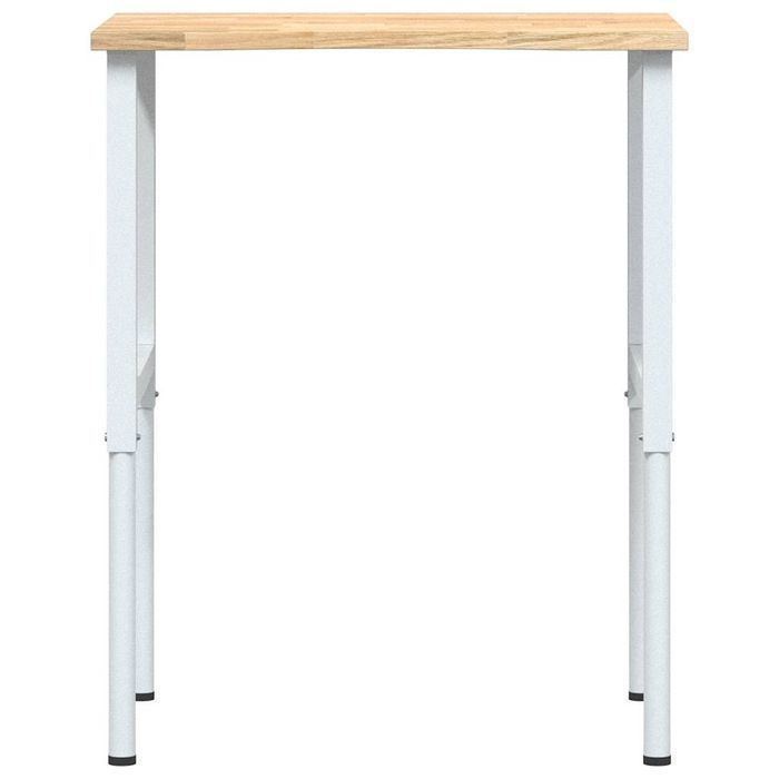 Vidaxl Stolik Roboczy, 80X60X(71,5-98) Cm, Drewno Dębowe