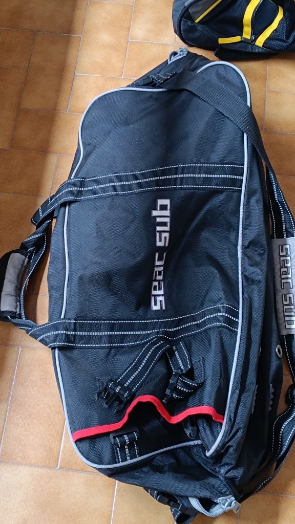 Sacos equipamento de mergulho