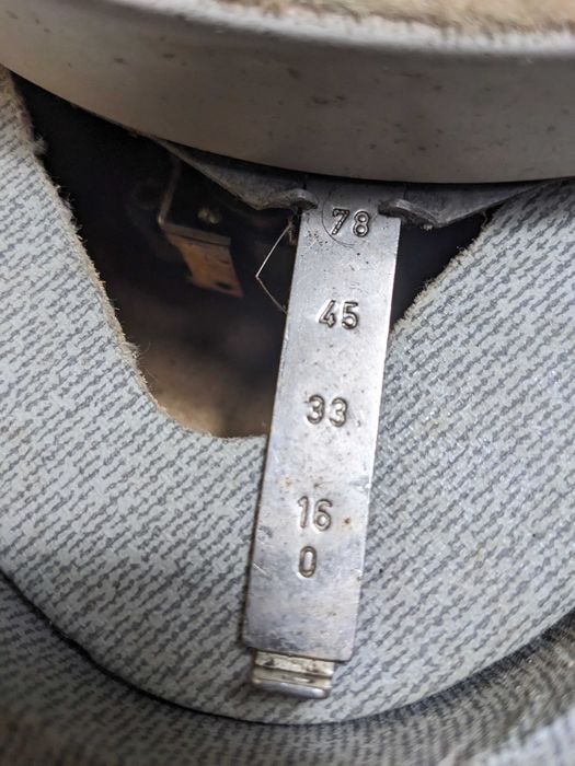 Gira disco portatil idler drive