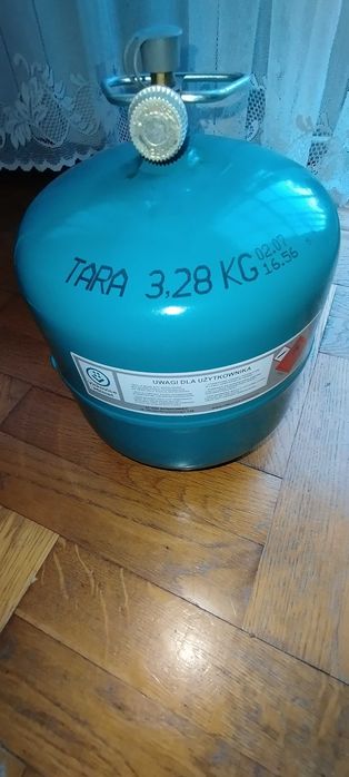 BUTLA GAZOWA Turystyczna Propan Butan 3 kg PEŁNA Z GAZEM