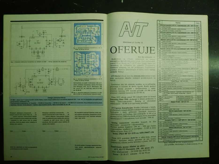 Archiwalne czasopismo elektroniczne HiFi Audio Video 9/91