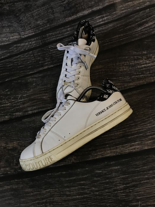 Versace шкіряні чоловічі кросівки оригінал