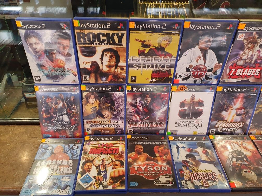 Gra gry Ps2 playstation 2 Bijatyki Ufc boks judo Samurai Unikaty