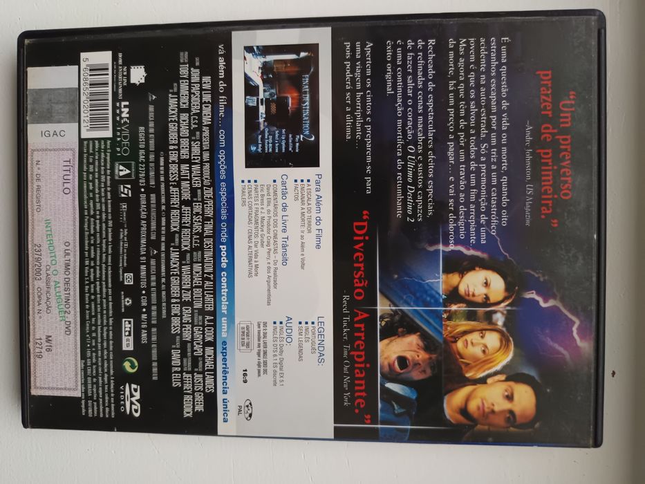 DVD último destino 2