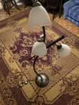 Stalowa lampa stojąca - 160 cm