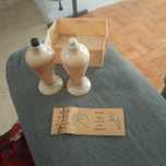 Conjunto vintage vinho