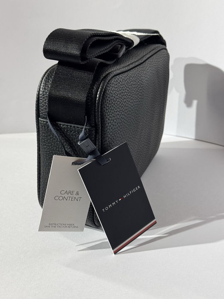 100% ОРИГІНАЛ Tommy Hilfiger crossbody чоловіча сумка чорна