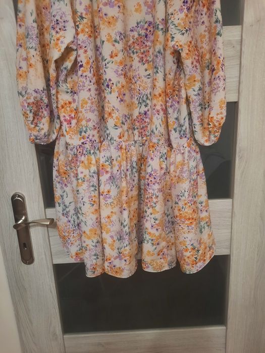 H&M cudna sukienka przewiewna wiskoza 46-48