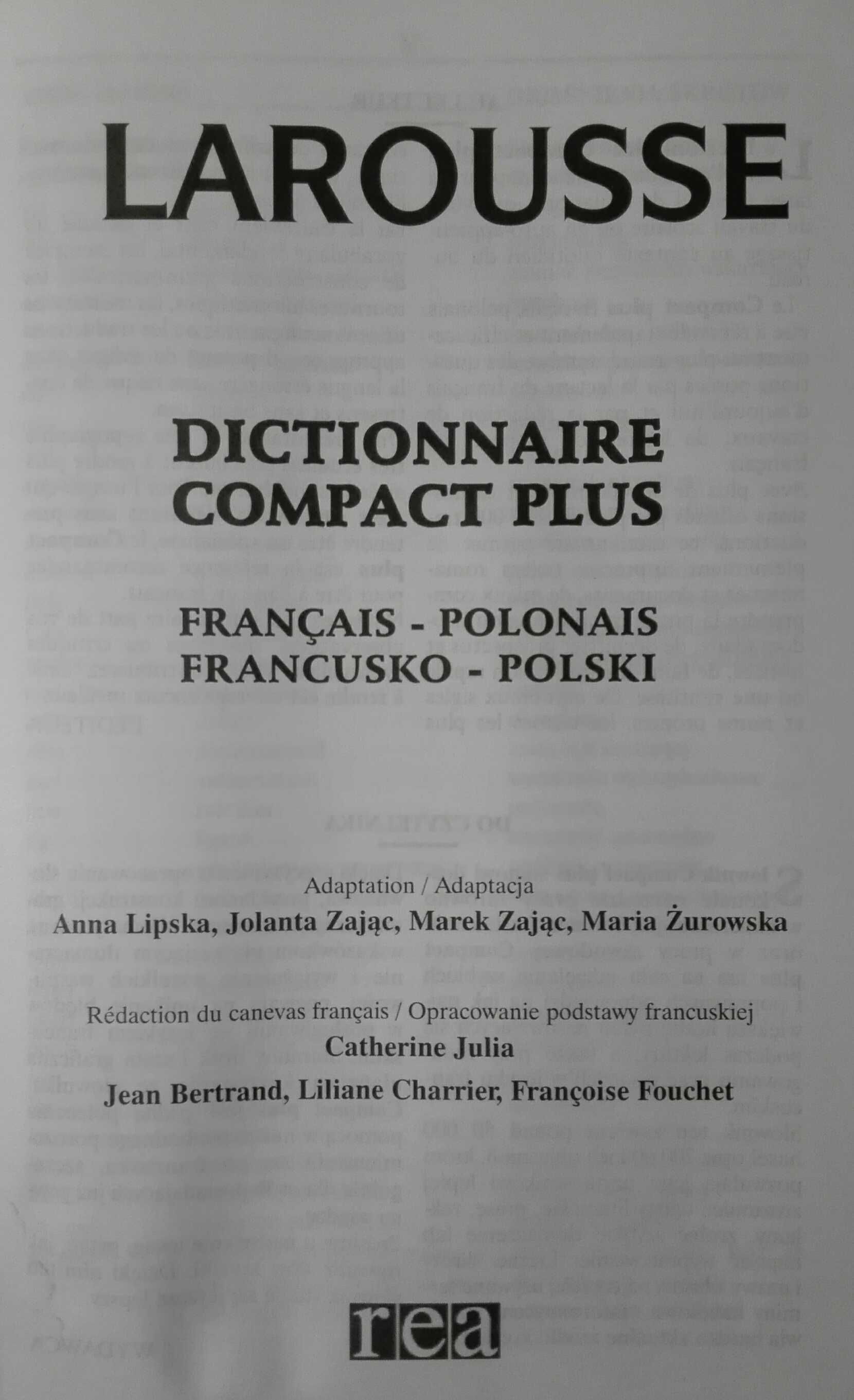 Larouse słownik francusko-polski