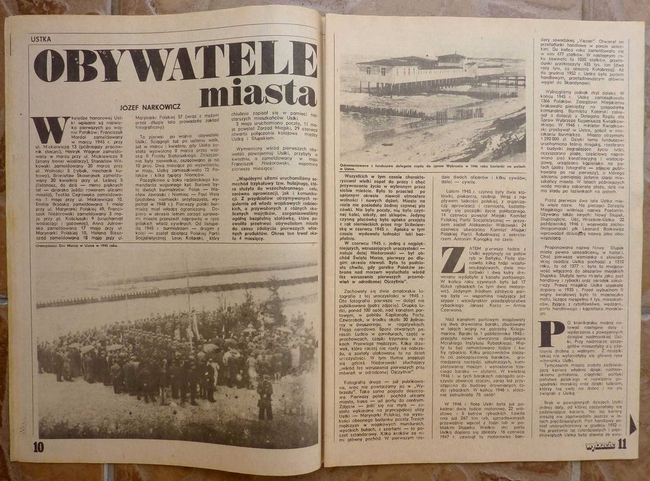 WYBRZEŻE tygodnik nr 27/1984 - plakat - SIMON & GARFUNKEL