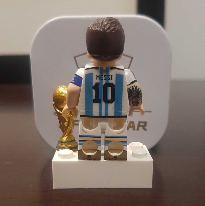 Messi Mundial 2022 Qatar - Lifebrick LEGO Custom Minifigure