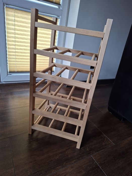 Drewniany stojaki na wino ikea 18 butelek