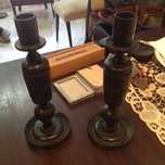 Candelabros em Pau Santo