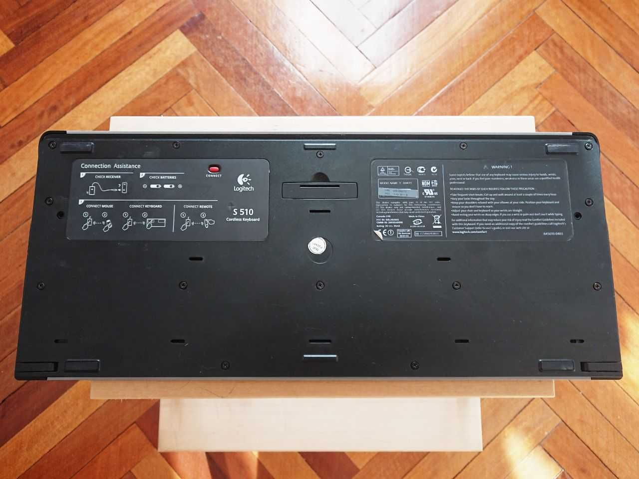 Беспроводная клавиатура+мышь Logitech Cordless Desktop S510 серо-черна