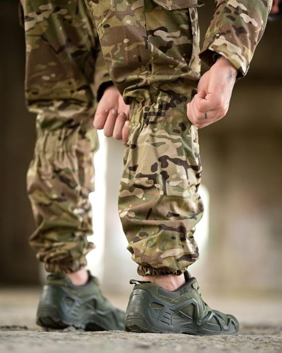 Зимовий чоловічий тактичний костюм 7.62 мультикам рипстоп штани куртка