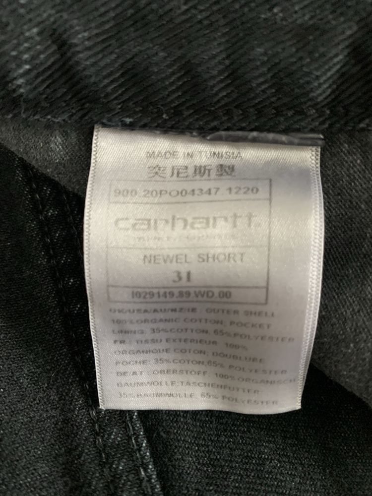 Carhartt Newel Short шорты джинс ориг 30-31 размер