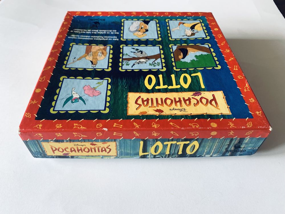 Gra Lotto Disney Pocahontas, vintage 1995