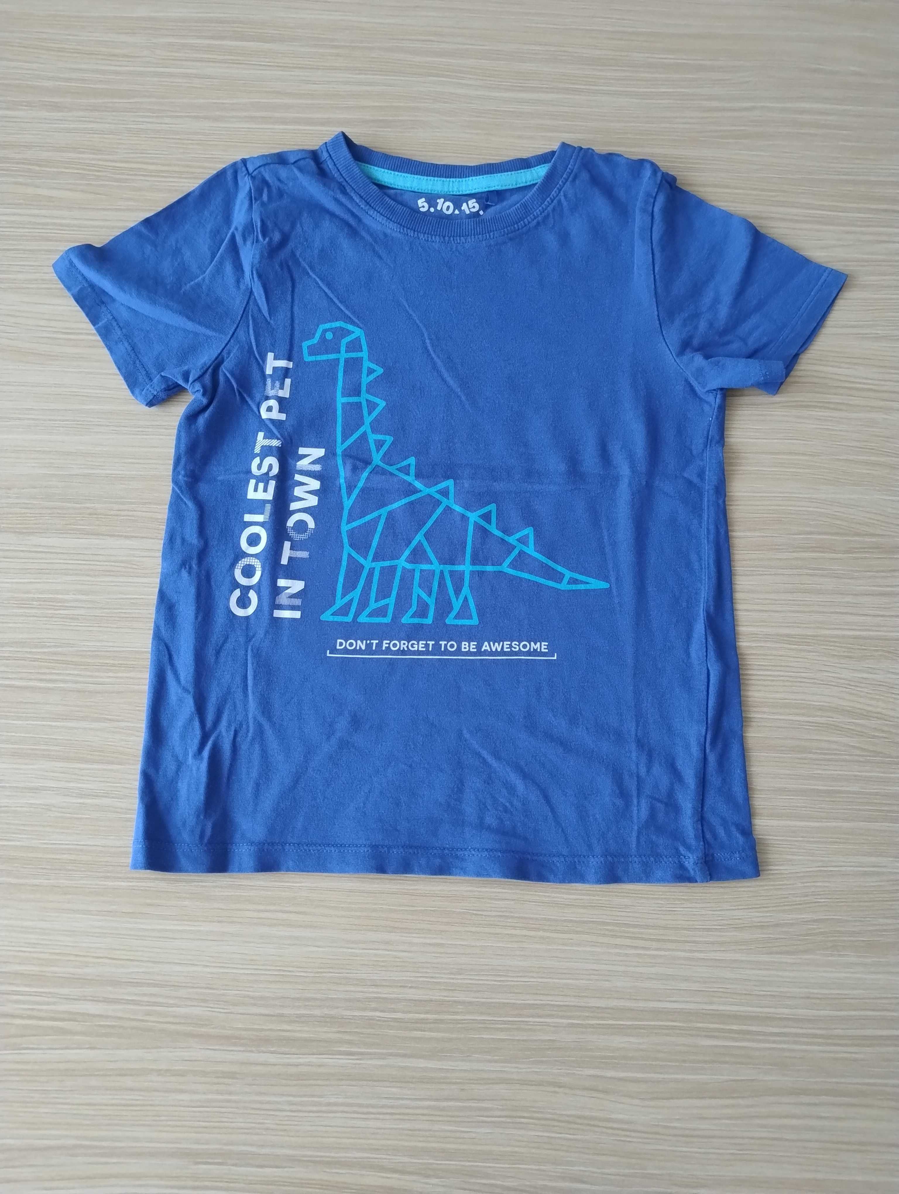T-shirt chłopięcy 2 sztuki r.116 5.10.15