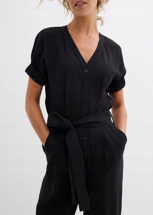 B.P.C kombinezon czarny modny z wiskozy 38.