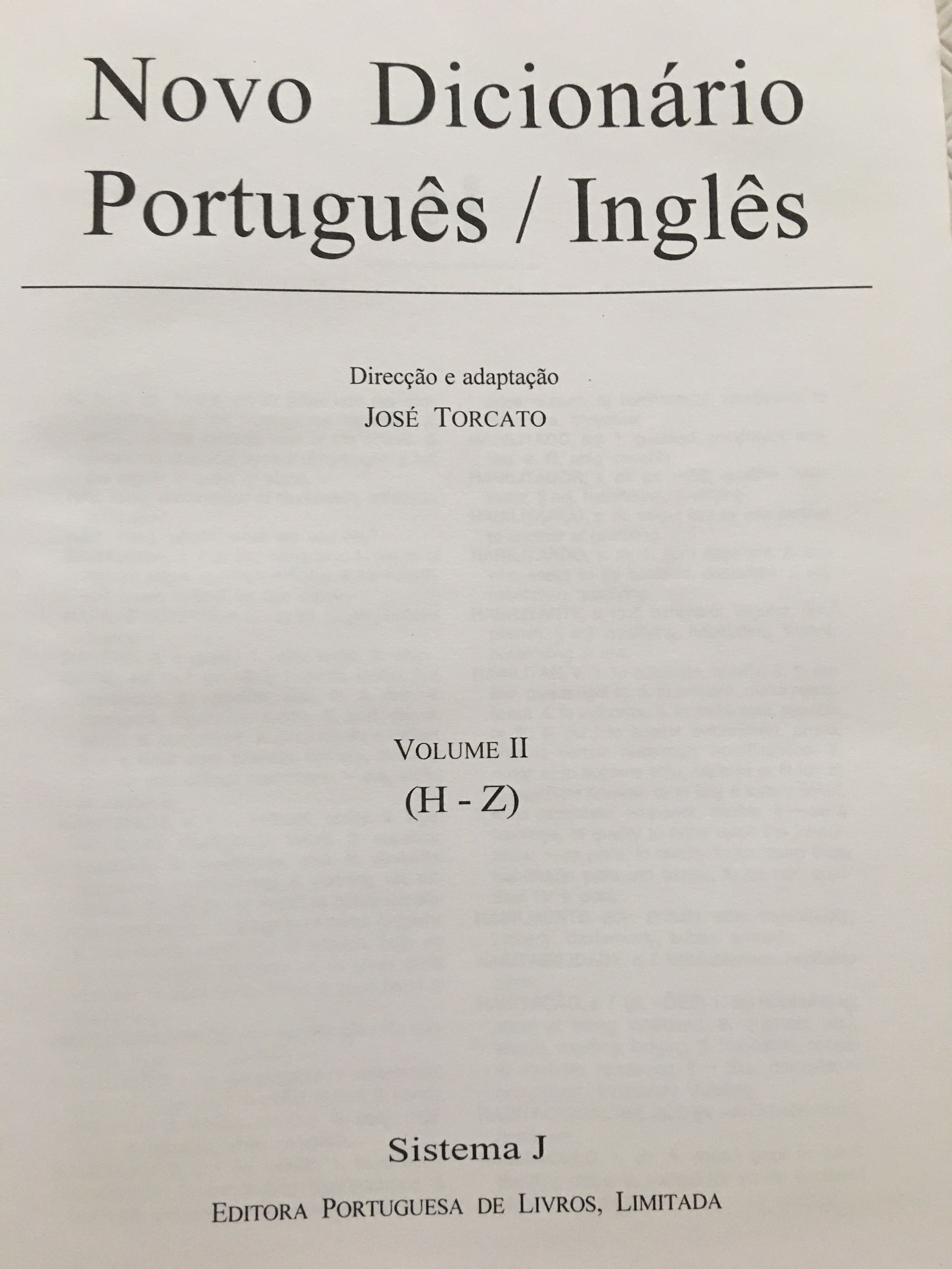 Novo Dicionário Lello Editores 5 Volumes: Guia / Port-Ing / Ing-Port
