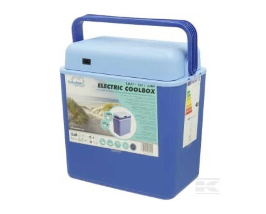 Lodówka samochodowa przenośna 21Lpojemna elektryczna 12V-230V ECO