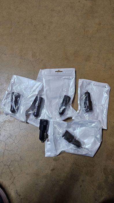 Carregador isqueiro carro usb type-c