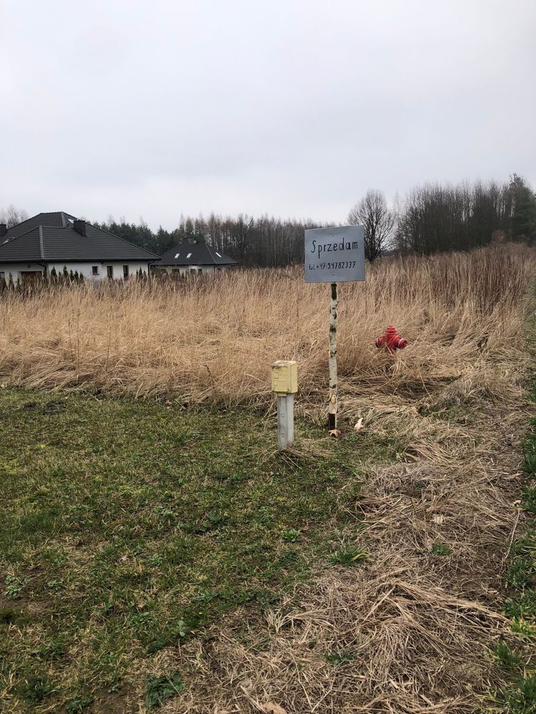 Działka rolno-budowlana 1,2200 ha Kolonia Podzamcze, gmina Łęczna