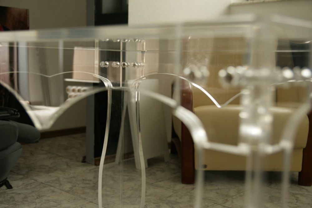 Stół stolik kawowy ława bezbarwny PLEXI pleksi
